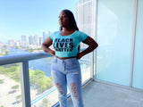 Black Lives Matter Crop - Mint