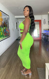 My Type Skirt Set - Lime Green