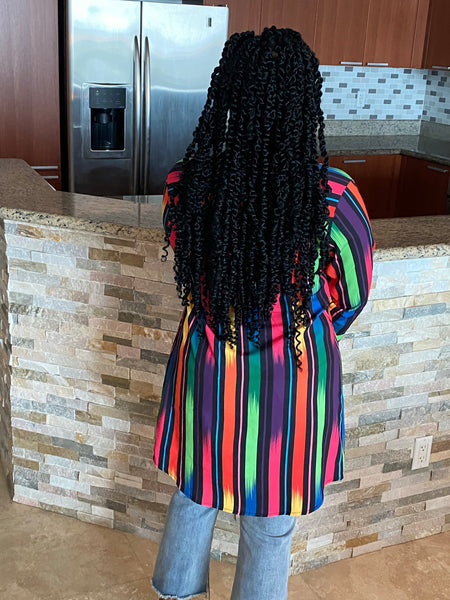 Vibrant Ting Shirt-Dress