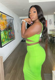 My Type Skirt Set - Lime Green