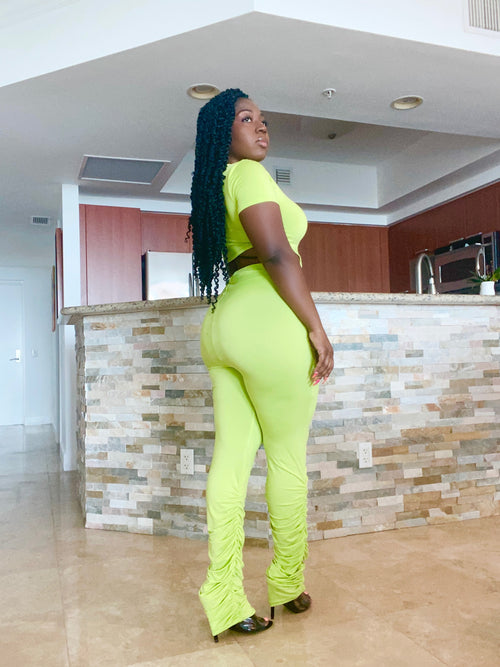 Slime Stacked Leggings Set