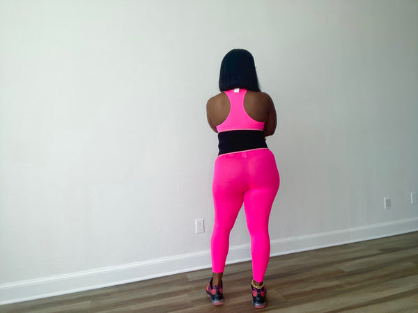 Twerk It Out Set -Neon Pink