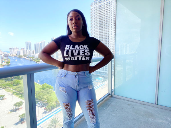 Black Lives Matter Crop - Black