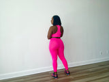 Twerk It Out Set -Neon Pink